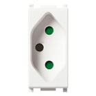 VIMAR SPA - VIW14265 PRESA SICURY 2P+T 20A BRASILIANO BIANCO