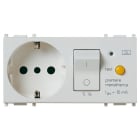 VIMAR SPA - VIW14286.SL PRESA 2P+T 16A P30 INTB+MTDIFFC16 SILVER