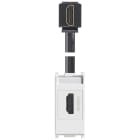 VIMAR SPA - VIW14346.H Presa HDMI 2.1b con cavo a 90° bianco