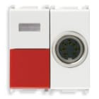 VIMAR SPA - VIW14502 PULSANTE CHIAMATA CALL-WAY+PRESA DIN B