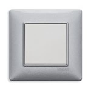 VIMAR S.P.A. - VIW14642.71 PLACCA 2M ARGENTO METALLIZZATO