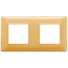 VIMAR SPA - VIW14643.43 PLACCA 4M (2+2) INT71 REFLEX AMBRA
