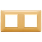 VIMAR SPA - VIW14643.43 Placca 4M (2+2) int71 Reflex ambra