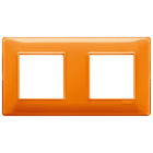 VIMAR SPA - VIW14643.48 Placca 4M (2+2) int71 Reflex arancio