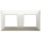 VIMAR SPA - VIW14643.21 Placca 4M (2+2) int71 nichel opaco