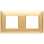 VIMAR SPA - VIW14643.25 Placca 4M (2+2) int71 oro opaco