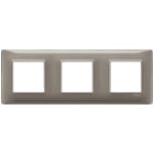 VIMAR SPA - VIW14644.40 Placca 6M (2+2+2) int71 Reflex cenere