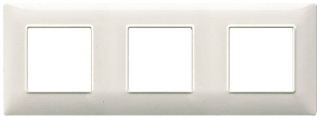 VIMAR SPA VIW14644.06 PLACCA 6M (2+2+2) INT71 BIANCO GRANITO