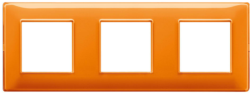 VIMAR SPA VIW14644.48 PLACCA 6M (2+2+2) INT71 REFLEX ARANCIO