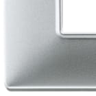 VIMAR SPA - VIW14649.20 Placca 5M BS argento opaco