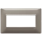 VIMAR SPA - VIW14649.40 Placca 5M BS Reflex cenere