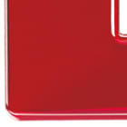 VIMAR SPA - VIW14649.51 Placca 5M BS Reflex rubino