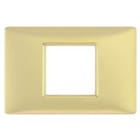 VIMAR SPA - VIW14652.24 PLACCA 2M CENTRALI ORO LUCIDO