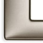 VIMAR SPA - VIW14652.74 Placca 2M centrali nichel perlato