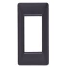 VIMAR SPA - VIW14666.05 PLACCA 1M PANNELLI NERO