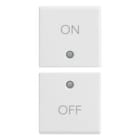 VIMAR SPA - VIW14751.1 Due mezzi tasti 1M simboli ON/OFF bianco