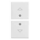 VIMAR SPA - VIW14751.2 DUE MEZZI TASTI 1M SIMBOLI FRECCE BIANCO