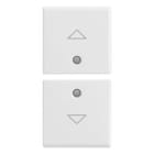 VIMAR SPA - VIW14751.2 Due mezzi tasti 1M simboli frecce bianco