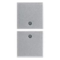 VIMAR S.P.A. - VIW14751.SL DUE MEZZI TASTI 1M NEUTRO PERS. SILVER