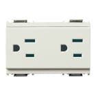 VIMAR SPA - VIW16243.B DUE PRESE SICURY 2P+T15A USA+SASO BIANCO