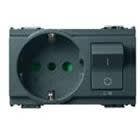 VIMAR SPA - VIW16276 PRESA 2P+T 16A P30 INTB+MT C16 GRIGIO