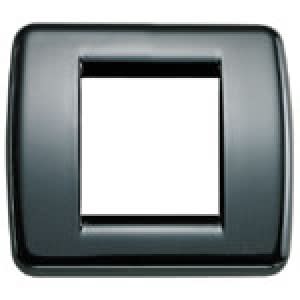 VIMAR S.P.A. - VIW17093.34 PLACCA RONDO 1-2M NICHEL SPAZZOLATO