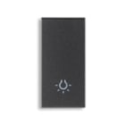 VIMAR SPA - VIW19021.L TASTO 1M SIMBOLO LUCE GRIGIO