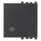 VIMAR SPA - VIW19022.L TASTO 2M SIMBOLO LUCE GRIGIO