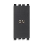 VIMAR SPA - VIW19056.34 PULSANTE 1P NO+NC 10A SIMBOLO ON GRIGIO