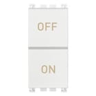 VIMAR SPA - VIW19058.B DUE PULSANTI INDIPEND. NO+NC 10A BIANCO