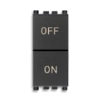 VIMAR SPA - VIW19058 DUE PULSANTI INDIPEND. NO+NC 10A GRIGIO