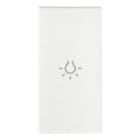 VIMAR SPA - VIW19131.L.B TASTO 1M SIMBOLO LUCE ASSIALE BIANCO