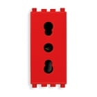 VIMAR SPA - VIW19203.R PRESA 2P+T 16A P17/11 ROSSO