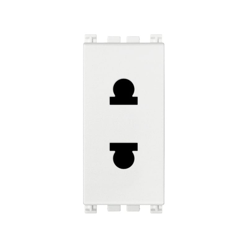 VIMAR SPA VIW19234.B PRESA SICURY 2P 16A USA+EU D4,8MM BIANCO