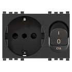 VIMAR SPA - VIW19276 PRESA 2P+T 16A P30 INTB+MT C16 GRIGIO