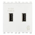 VIMAR SPA - VIW19295.B UNITA ALIMENTAZIONE USB 5V2,1A 2M BIANCO