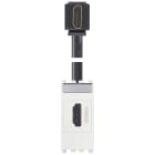 VIMAR SPA - VIW19346.H.B Presa HDMI 2.1b con cavo a 90° bianco