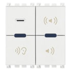 VIMAR SPA - VIW19586.B Microfono di chiamata bianco