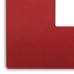 VIMAR SPA VIW19652.75 PLACCA CLASSIC 2M CENTRALI ROSSO MATT