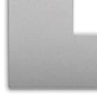 VIMAR SPA - VIW19652.79 PLACCA CLASSIC 2M CENTRALI SILVER MATT