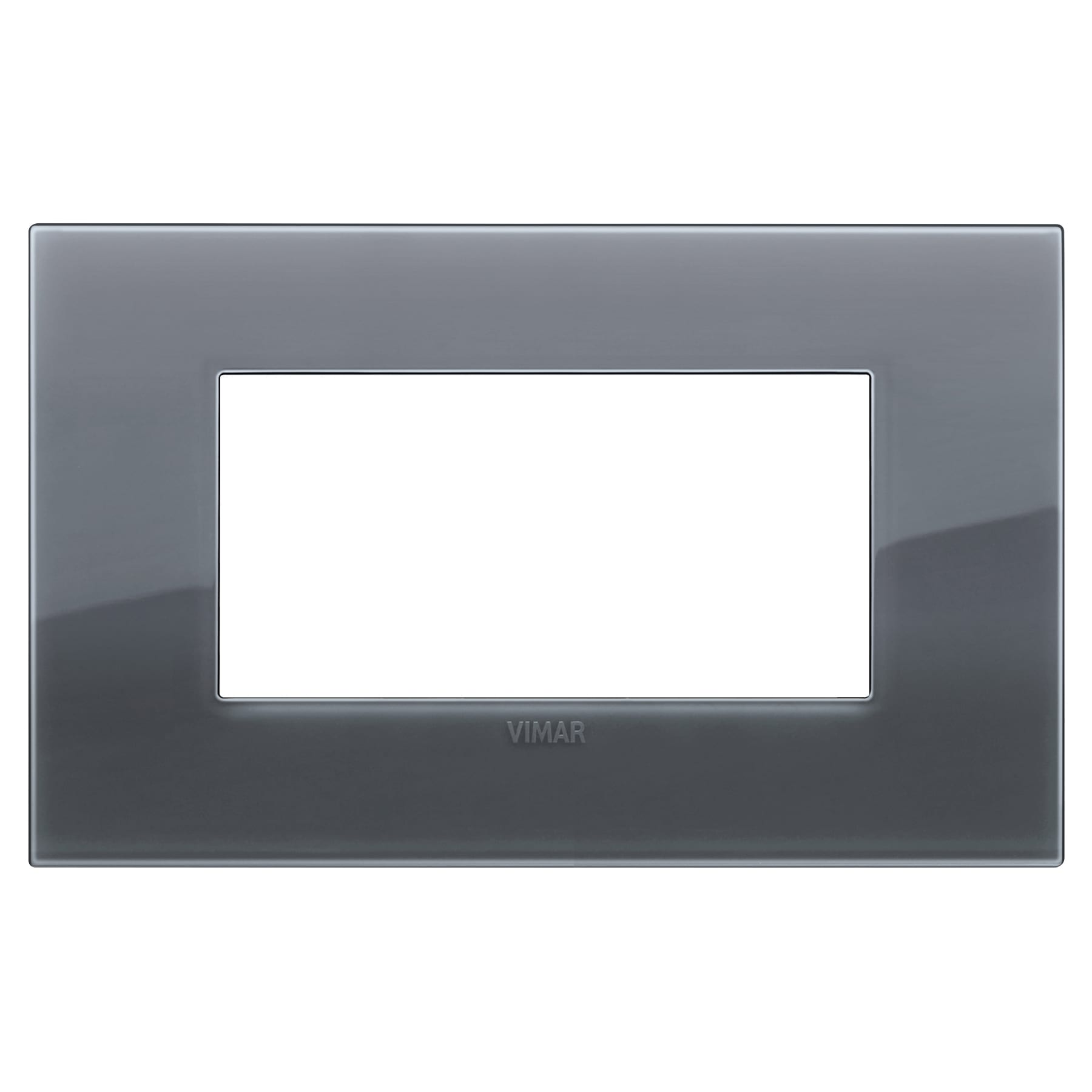 VIMAR S.P.A. - VIW19654.61 PLACCA CLASSIC 4M REFLEX GRIGIO FUME