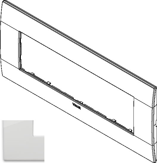 VIMAR S.P.A. - VIW19657.06 PLACCA CLASSIC 7M POLAR