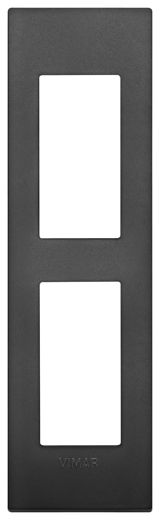 VIMAR S.P.A. - VIW19667.71 PLACCA CLASSIC 2MP NERO