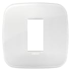 VIMAR SPA - VIW19671.B66 PLACCA ROUND 1M REFLEX GHIACCIO TOT.LOOK