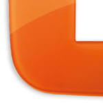 VIMAR SPA VIW19671.63 PLACCA ROUND 1M REFLEX ORANGE