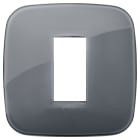 VIMAR SPA - VIW19671.61 PLACCA ROUND 1M REFLEX GRIGIO FUME