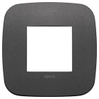 VIMAR SPA - VIW19672.21 PLACCA ROUND 2M GRAFITE MATT