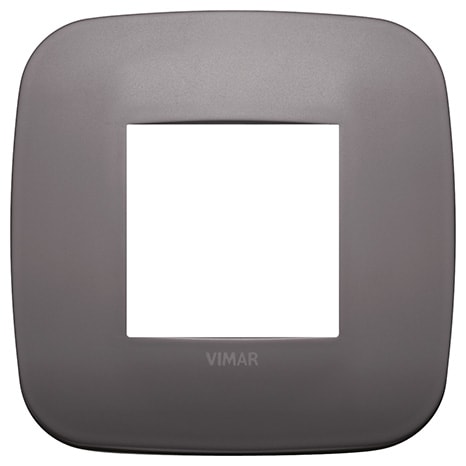 VIMAR SPA VIW19672.29 PLACCA ROUND 2M NICHEL DARK