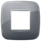 VIMAR SPA - VIW19672.61 PLACCA ROUND 2M REFLEX GRIGIO FUME