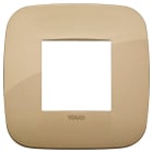 VIMAR SPA - VIW19672.88 PLACCA ROUND 2M ORO ANTICO